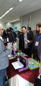 نمایشگاه تانا صنایع خلاق - پارک علم وفناوری خراسان - شرکت هوش ثروت - بازی کش فلو - علی کارگزار